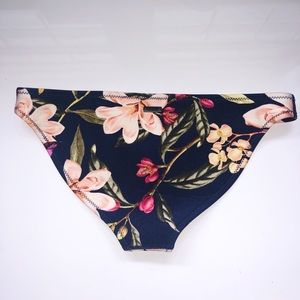Triangl Floral Bird Navy Bikini Bottom